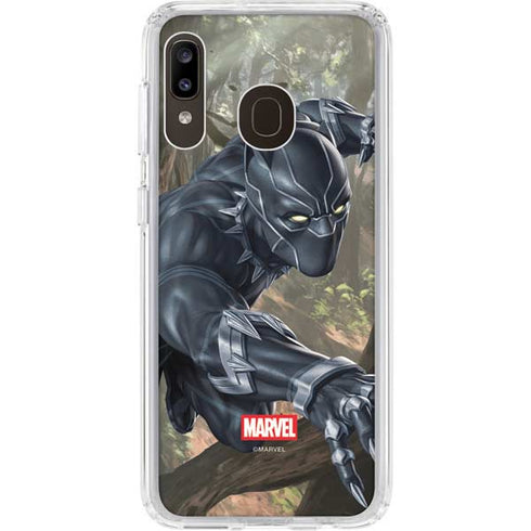 Marvel Black Panther In the Jungle Galaxy A20 Clear Case